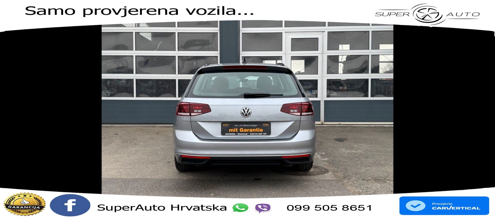 Volkswagen Passat Variant 2.0 TDI (190 KS) DSG ZRAČNI+ACC+GR SJED+KAM