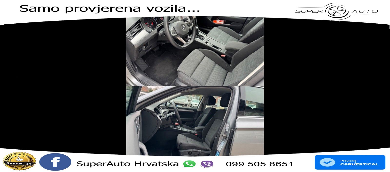 Volkswagen Passat Variant 2.0 TDI (190 KS) DSG ZRAČNI+ACC+GR SJED+KAM