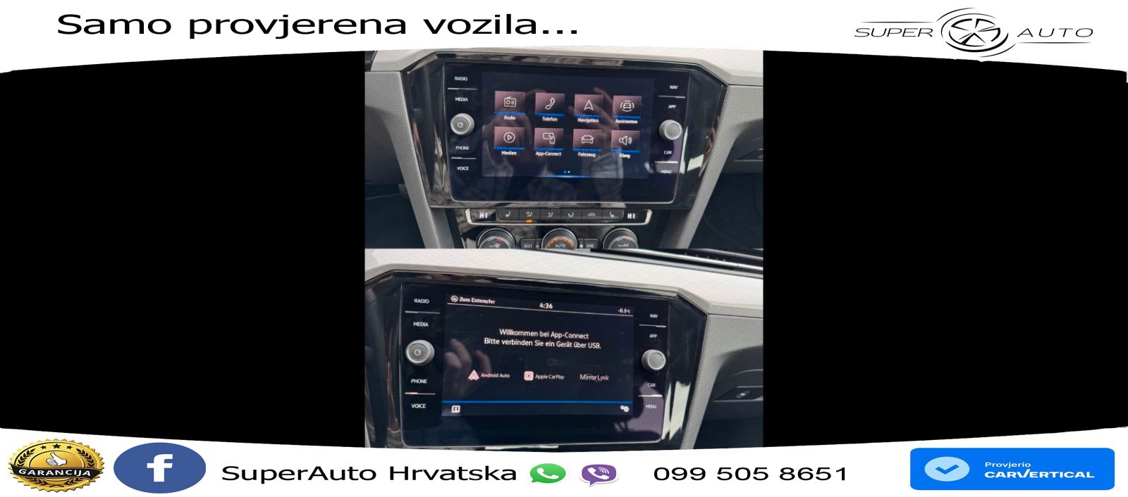 Volkswagen Passat Variant 2.0 TDI (190 KS) DSG ZRAČNI+ACC+GR SJED+KAM