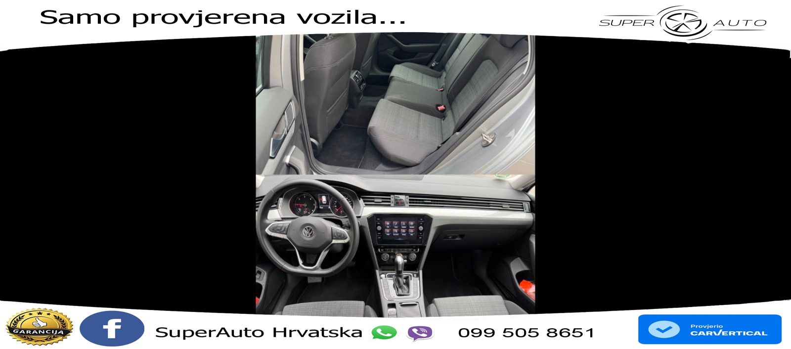 Volkswagen Passat Variant 2.0 TDI (190 KS) DSG ZRAČNI+ACC+GR SJED+KAM