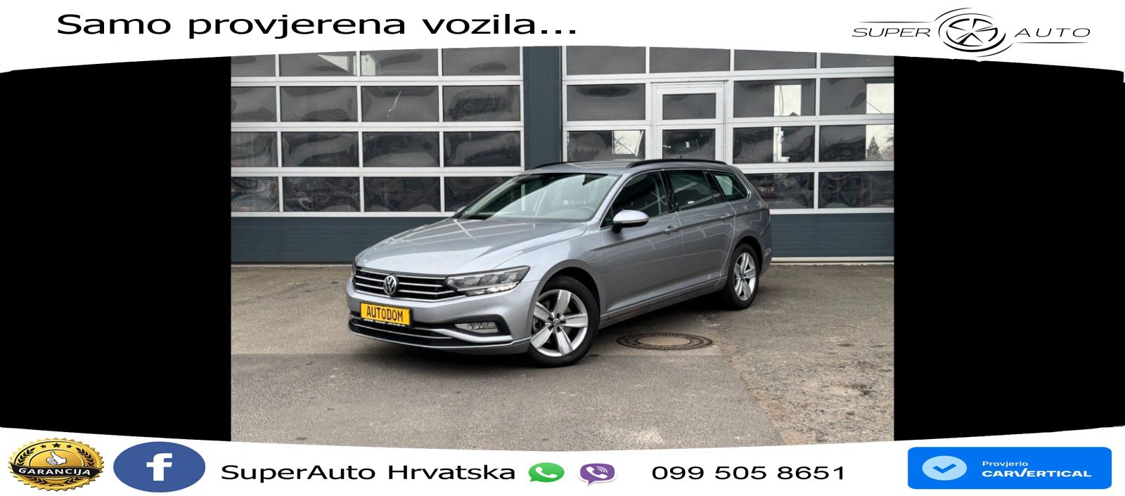 Volkswagen Passat Variant 2.0 TDI (190 KS) DSG ZRAČNI+ACC+GR SJED+KAM
