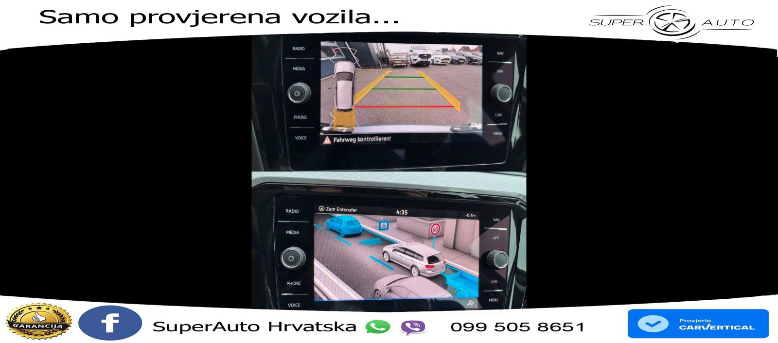 Volkswagen Passat Variant 2.0 TDI (190 KS) DSG ZRAČNI+ACC+GR SJED+KAM