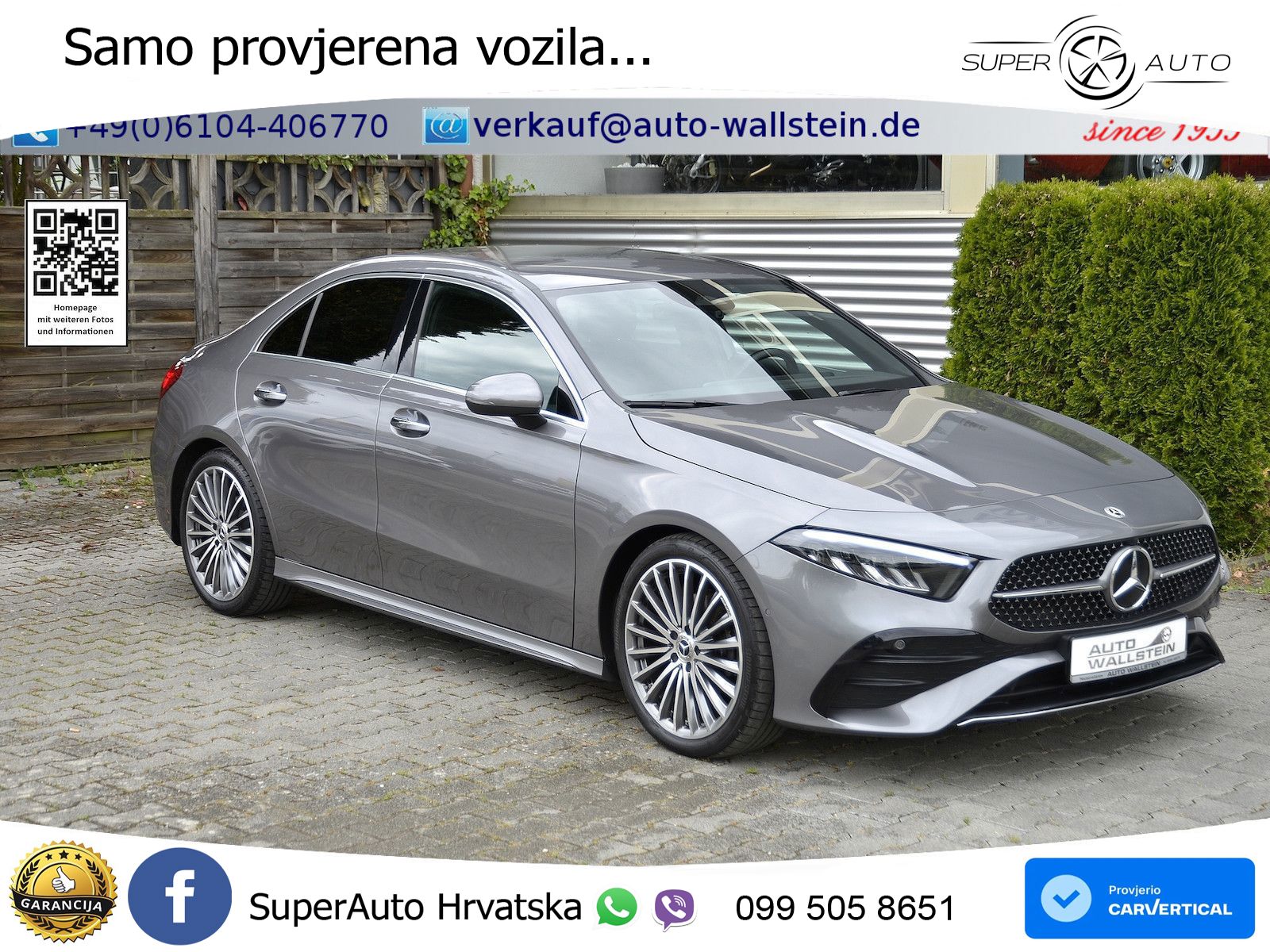 Mercedes-Benz A 180d 8G-DCT AMG LED+GR SJED+ACC