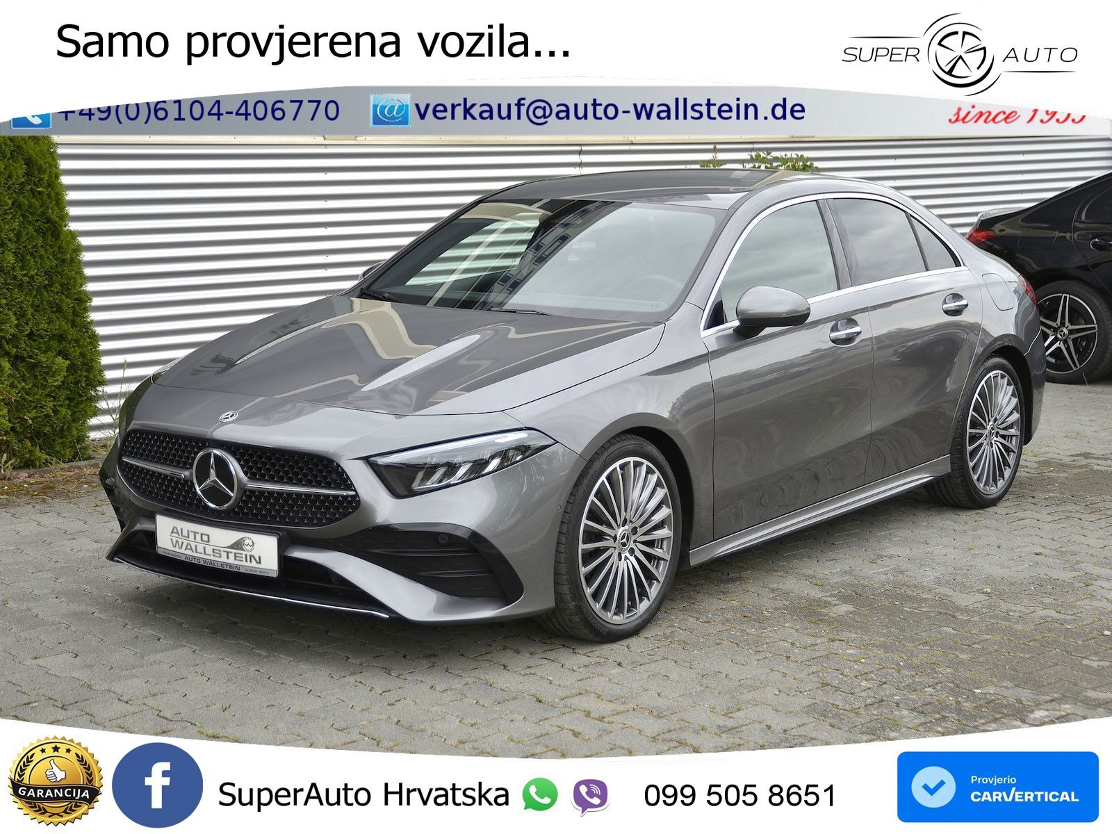 Mercedes-Benz A 180d 8G-DCT AMG LED+GR SJED+ACC
