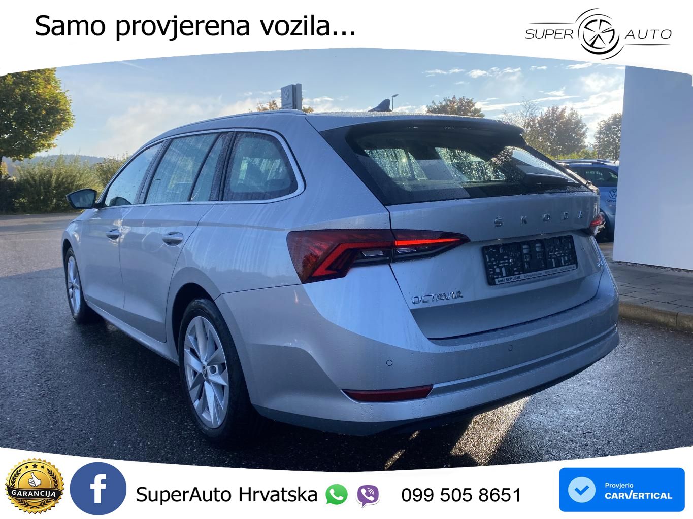 Škoda Octavia Combi 2.0 TDI (150 KS) 4x4 DSG LED+GR SJED+ACC
