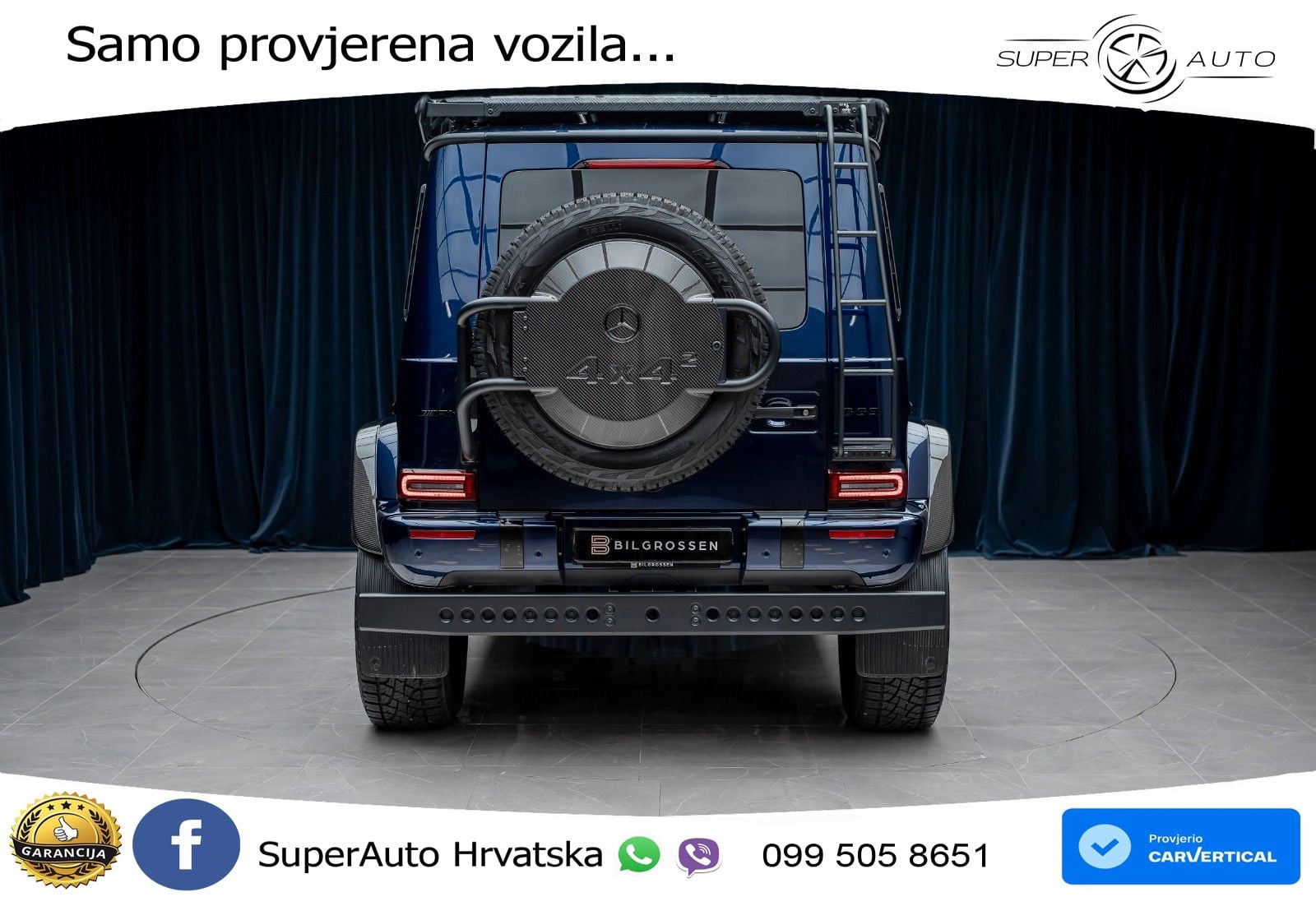 Mercedes AMG G 63 Long V8 (585 KS) 4MATIC 9G-TRONIC AMG SPEEDSHIFT PLUS Brabus
