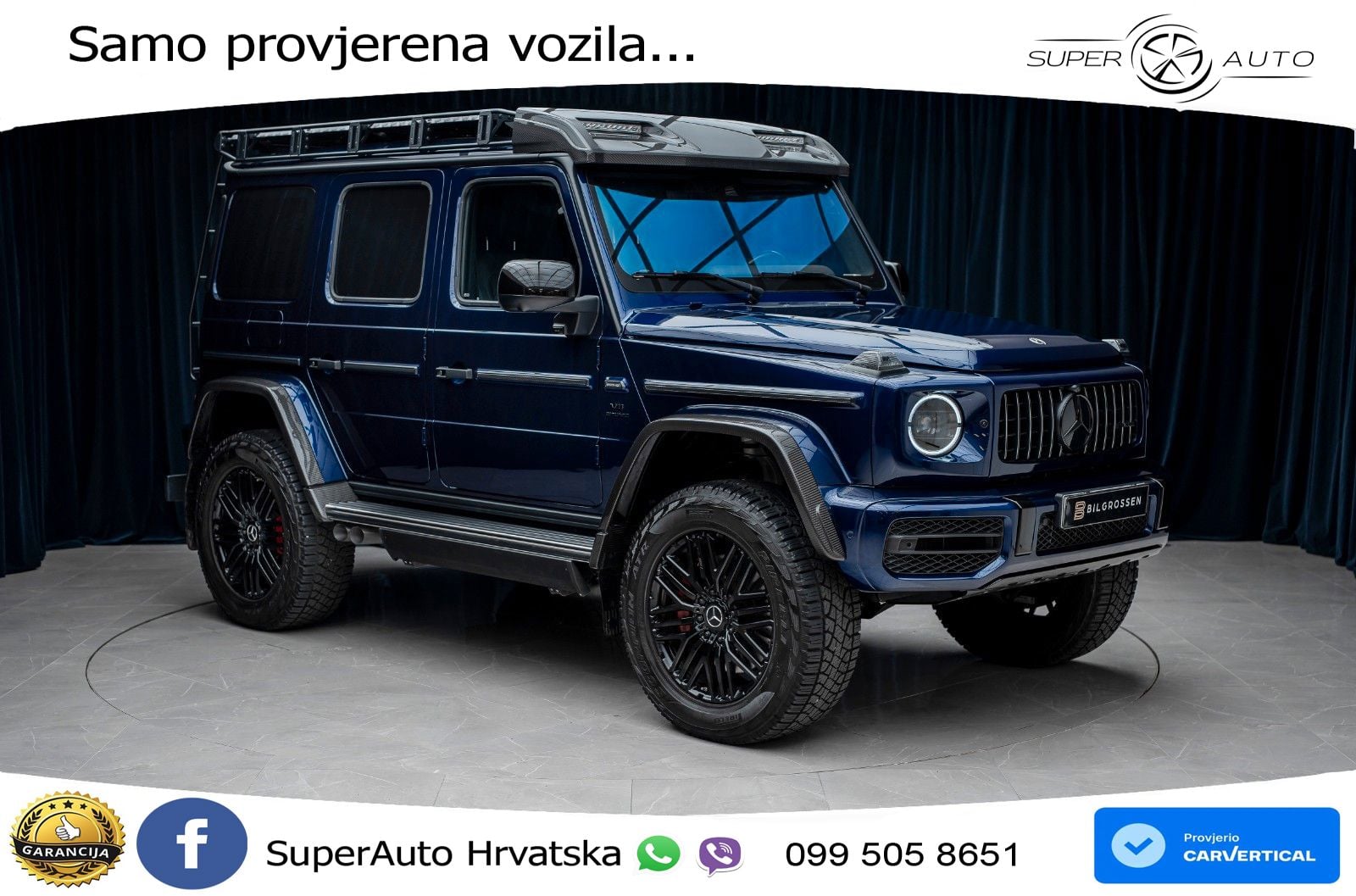 Mercedes AMG G 63 Long V8 (585 KS) 4MATIC 9G-TRONIC AMG SPEEDSHIFT PLUS Brabus