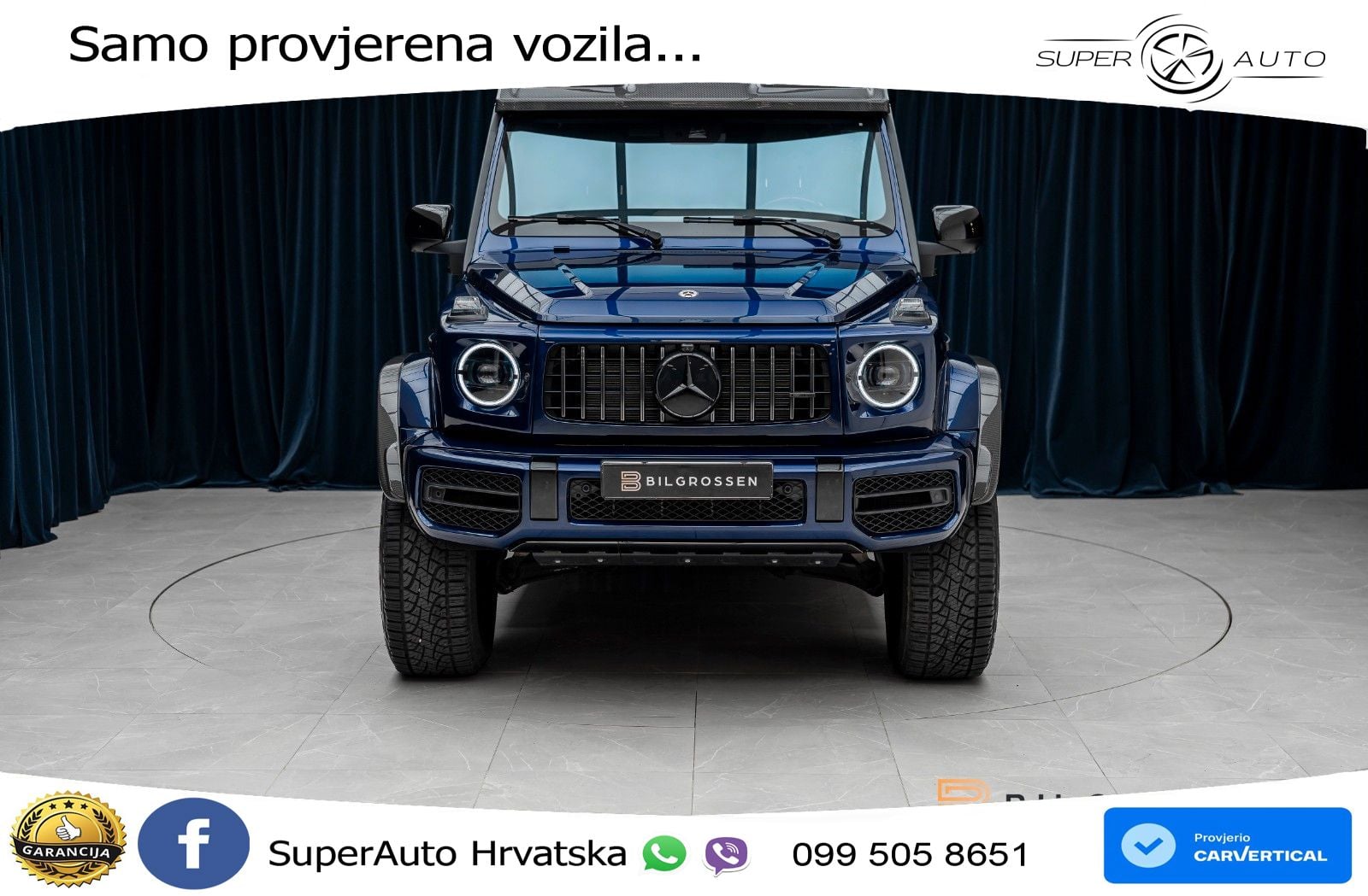 Mercedes AMG G 63 Long V8 (585 KS) 4MATIC 9G-TRONIC AMG SPEEDSHIFT PLUS Brabus