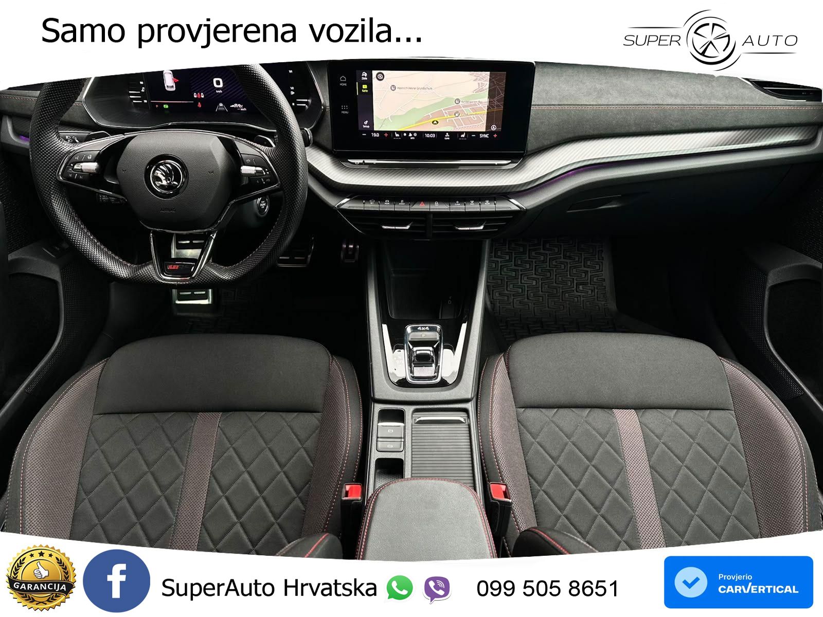 Škoda Octavia Combi RS 2.0 TDI (200 KS) 4x4 DSG LED+GR SJED+ACC