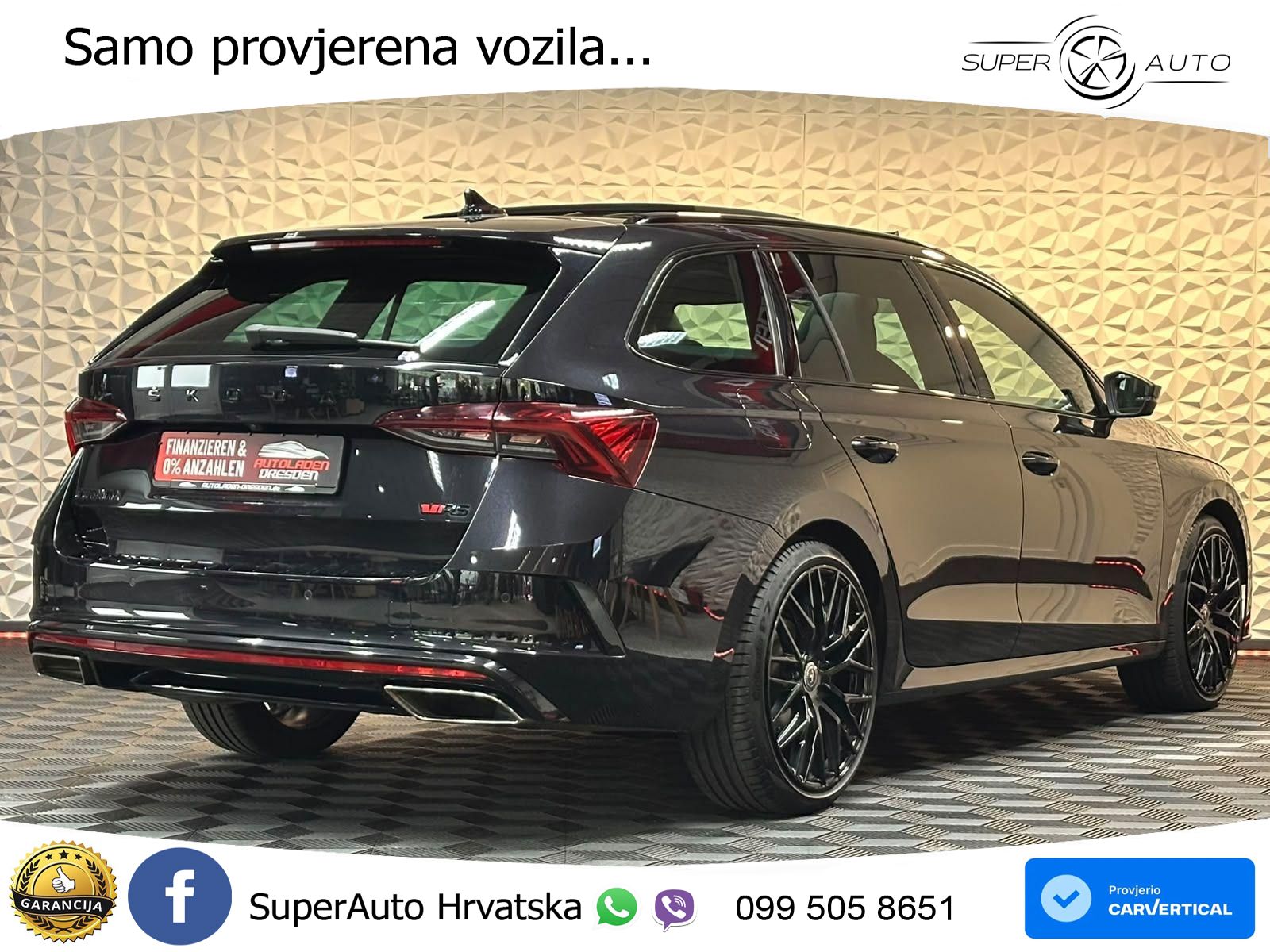 Škoda Octavia Combi RS 2.0 TDI (200 KS) 4x4 DSG LED+GR SJED+ACC