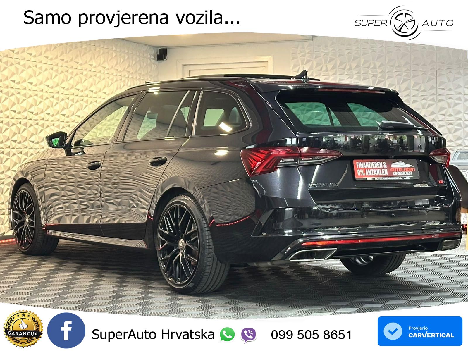 Škoda Octavia Combi RS 2.0 TDI (200 KS) 4x4 DSG LED+GR SJED+ACC