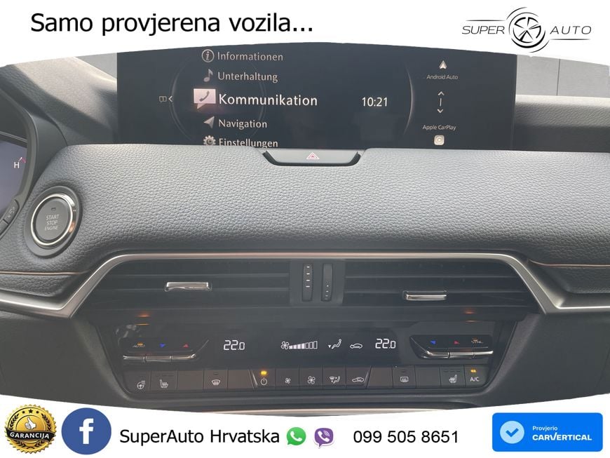 Mazda CX-60 3.3 e-Skyactiv D (254 KS) AWD Automatic LED+GR SJED+ACC