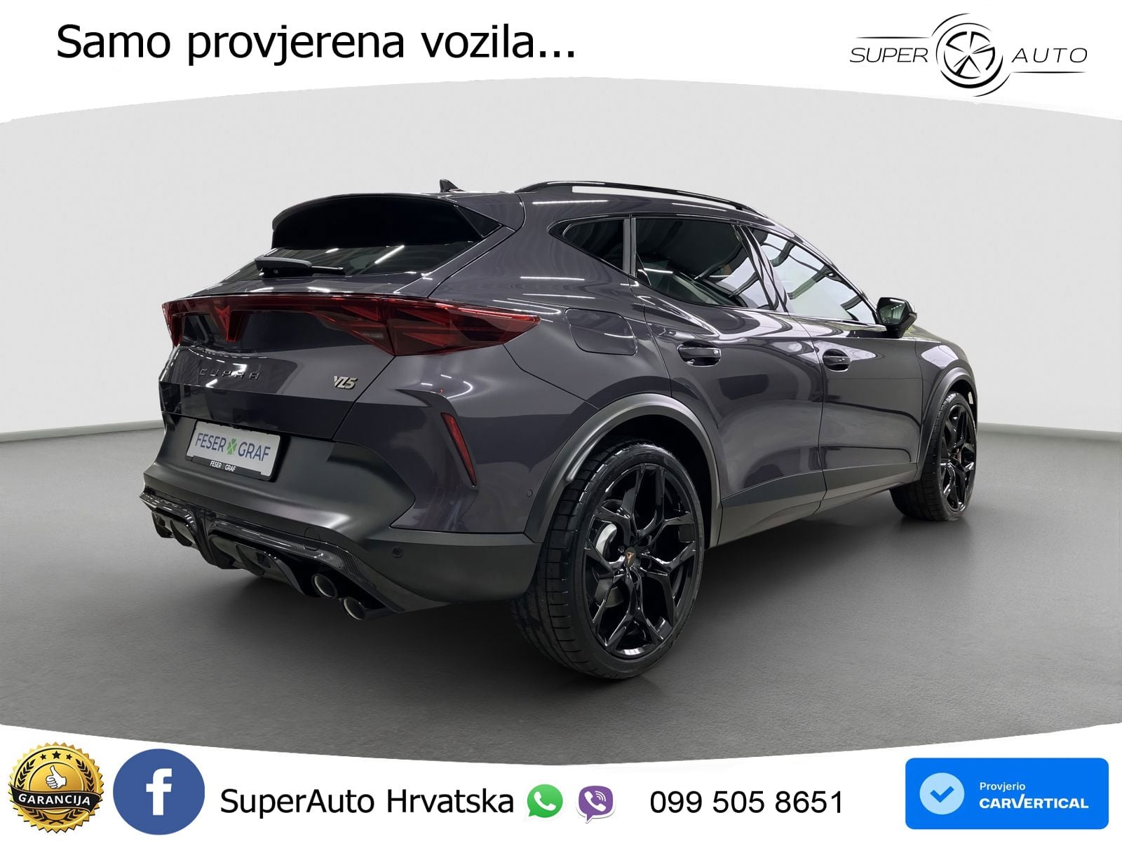 Cupra Formentor VZ5 2.5 TSI (390 KS) 4Drive DSG ACC+GR SJED+360+PANO