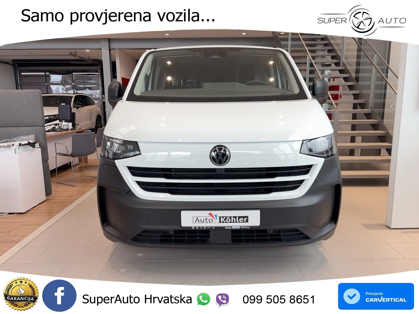Volkswagen T7 Transporter Elektro Kaste Kamera ACC Wärmep. 136 KS
