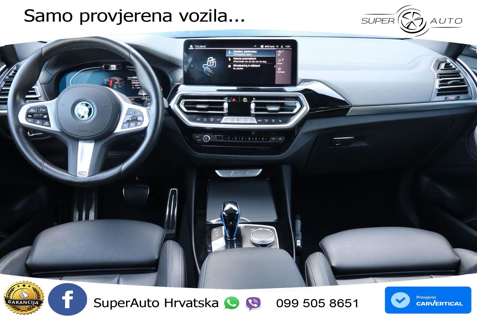 BMW iX3 80 kWh (286 KS) ACC+HEAD+GR SJED+360+PANO