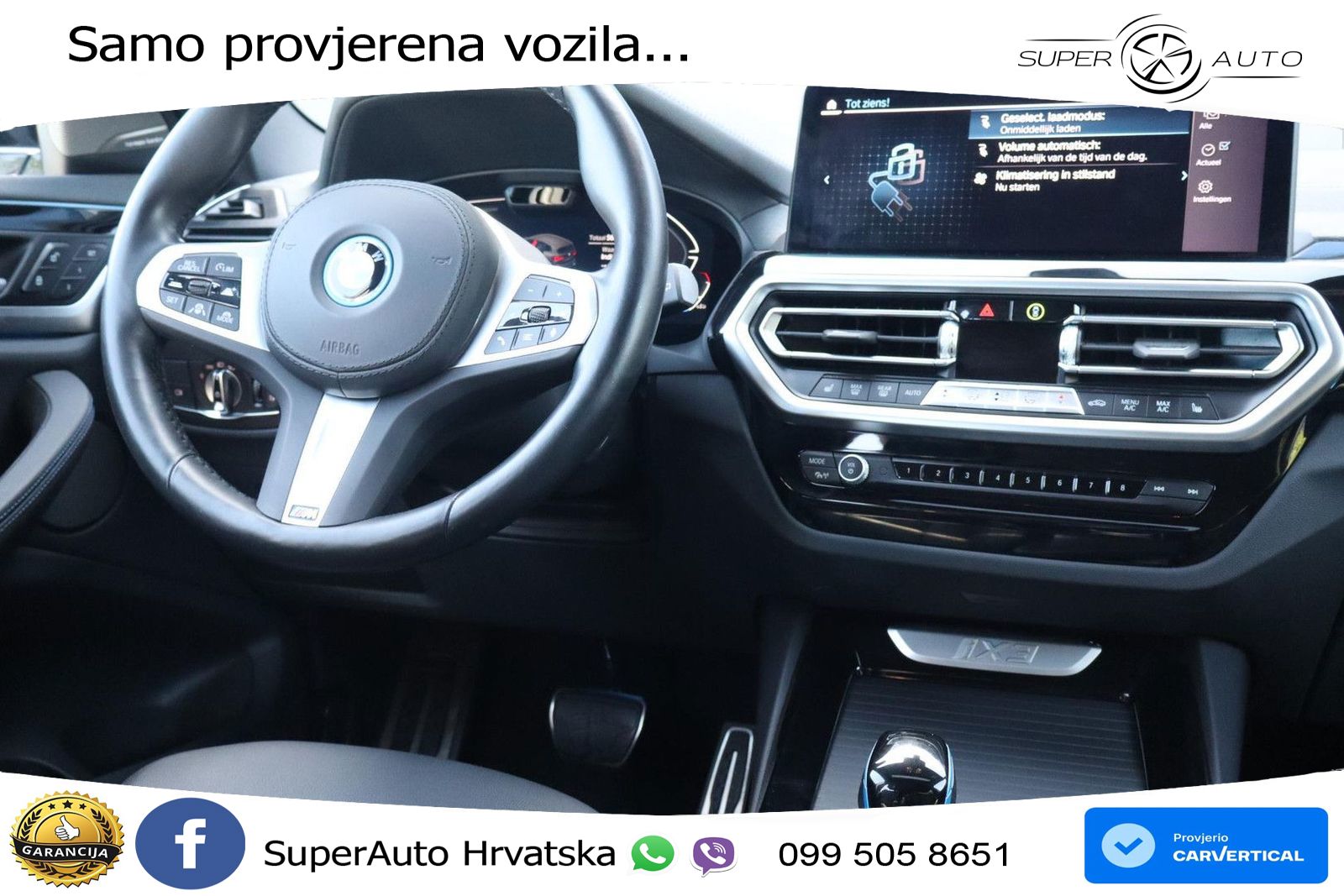 BMW iX3 80 kWh (286 KS) ACC+HEAD+GR SJED+360+PANO