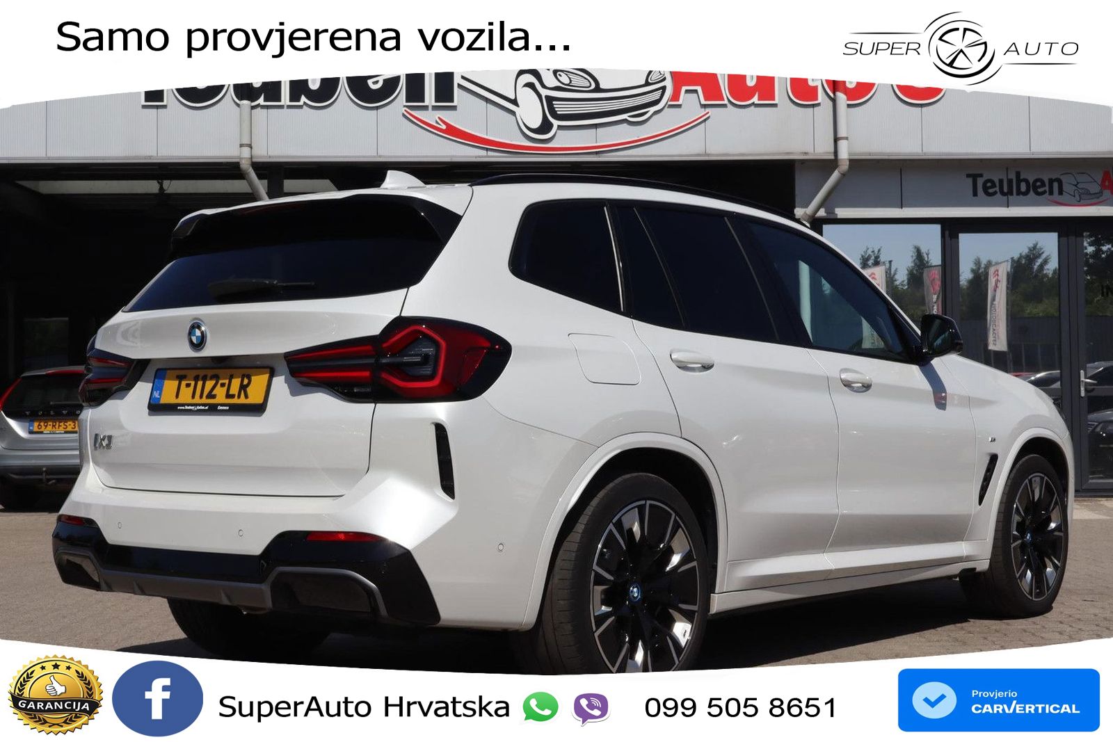 BMW iX3 80 kWh (286 KS) ACC+HEAD+GR SJED+360+PANO