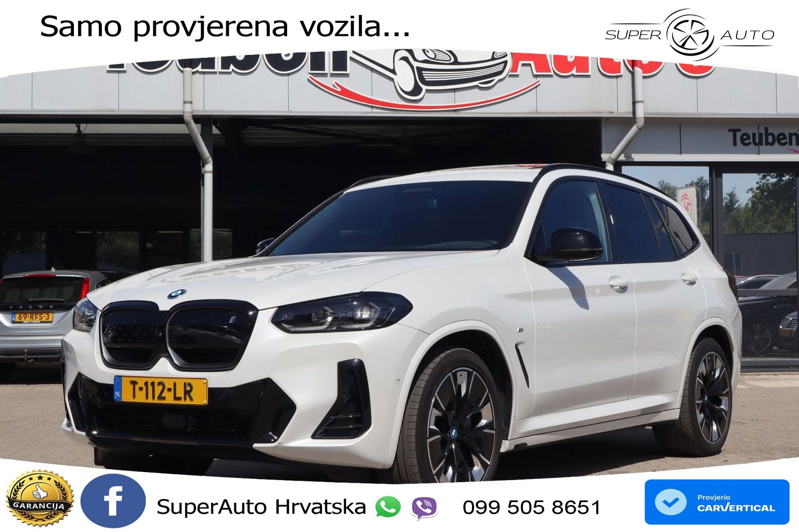 BMW iX3 80 kWh (286 KS) ACC+HEAD+GR SJED+360+PANO