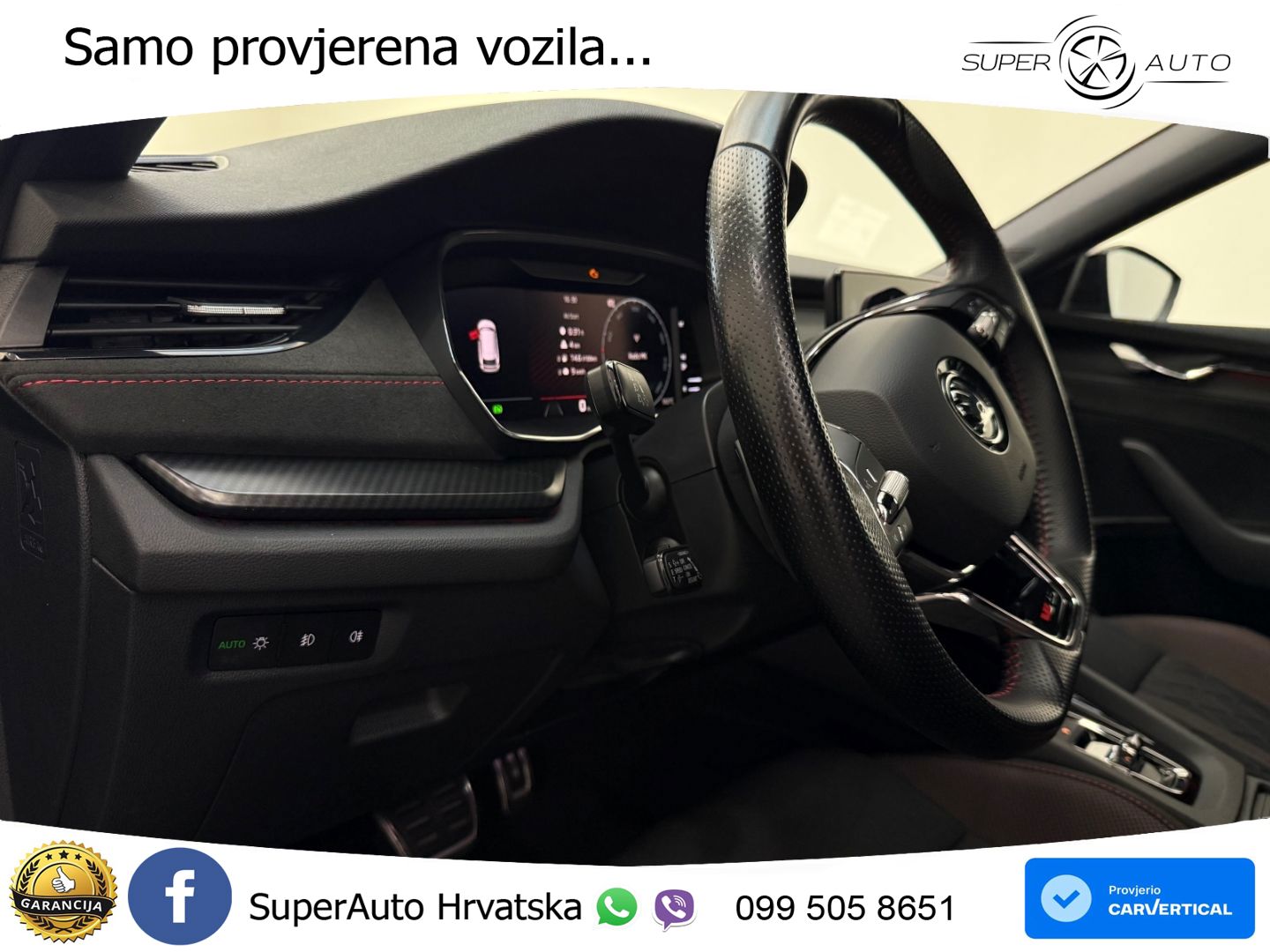 Škoda Octavia Combi RS 2.0 TDI (200 KS) DSG LED+GR SJED+ACC