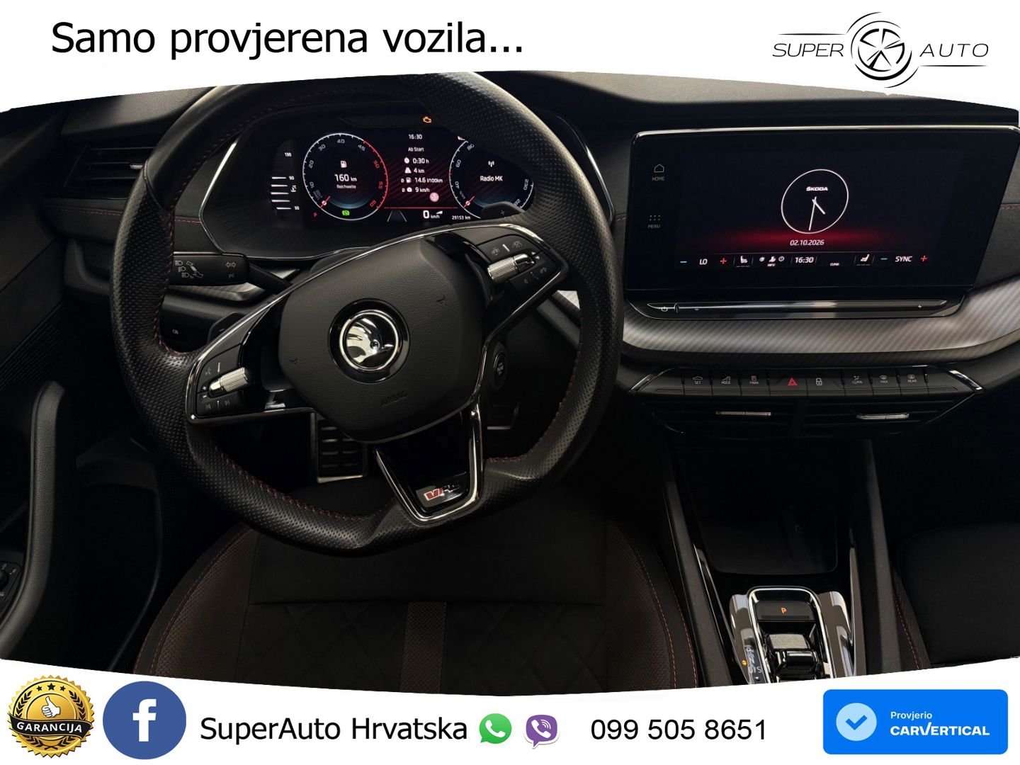 Škoda Octavia Combi RS 2.0 TDI (200 KS) DSG LED+GR SJED+ACC