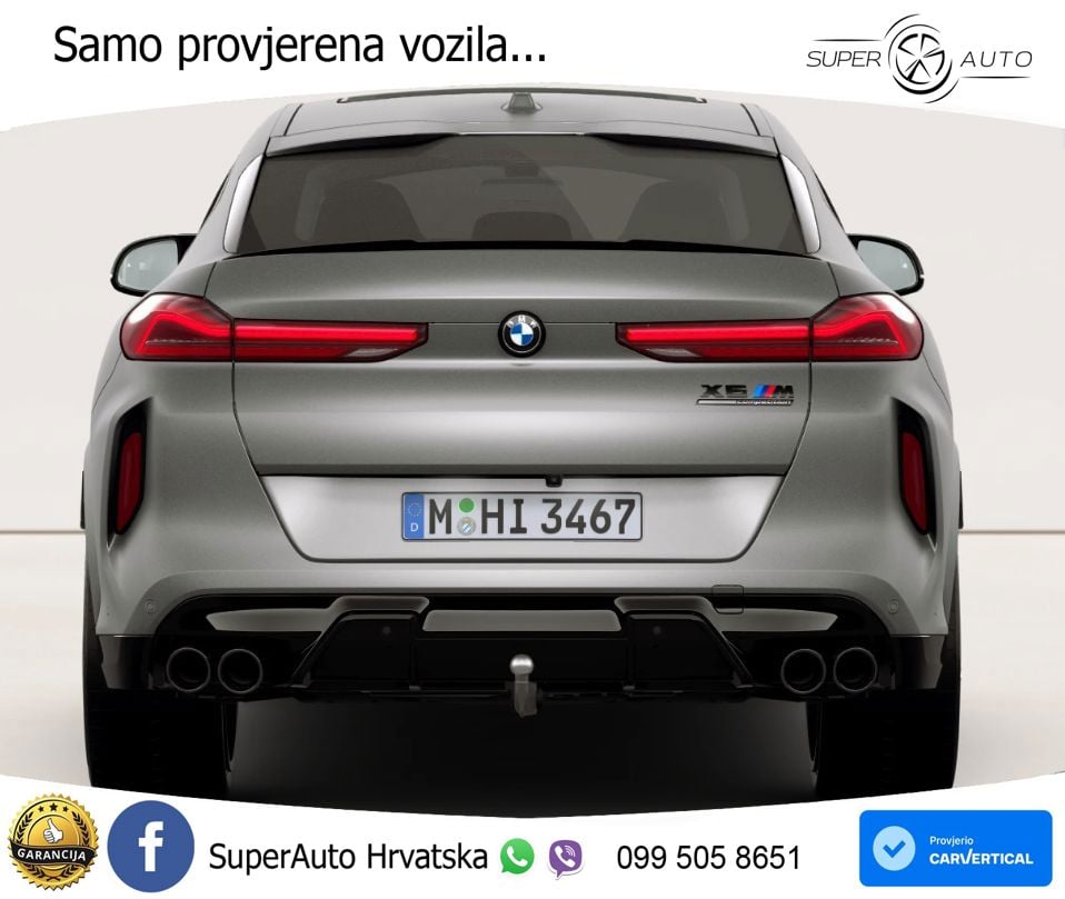 BMW X6 M Competition 4.4 V8 (625 KS) xDrive Steptronic LED+GR SJED+ACC