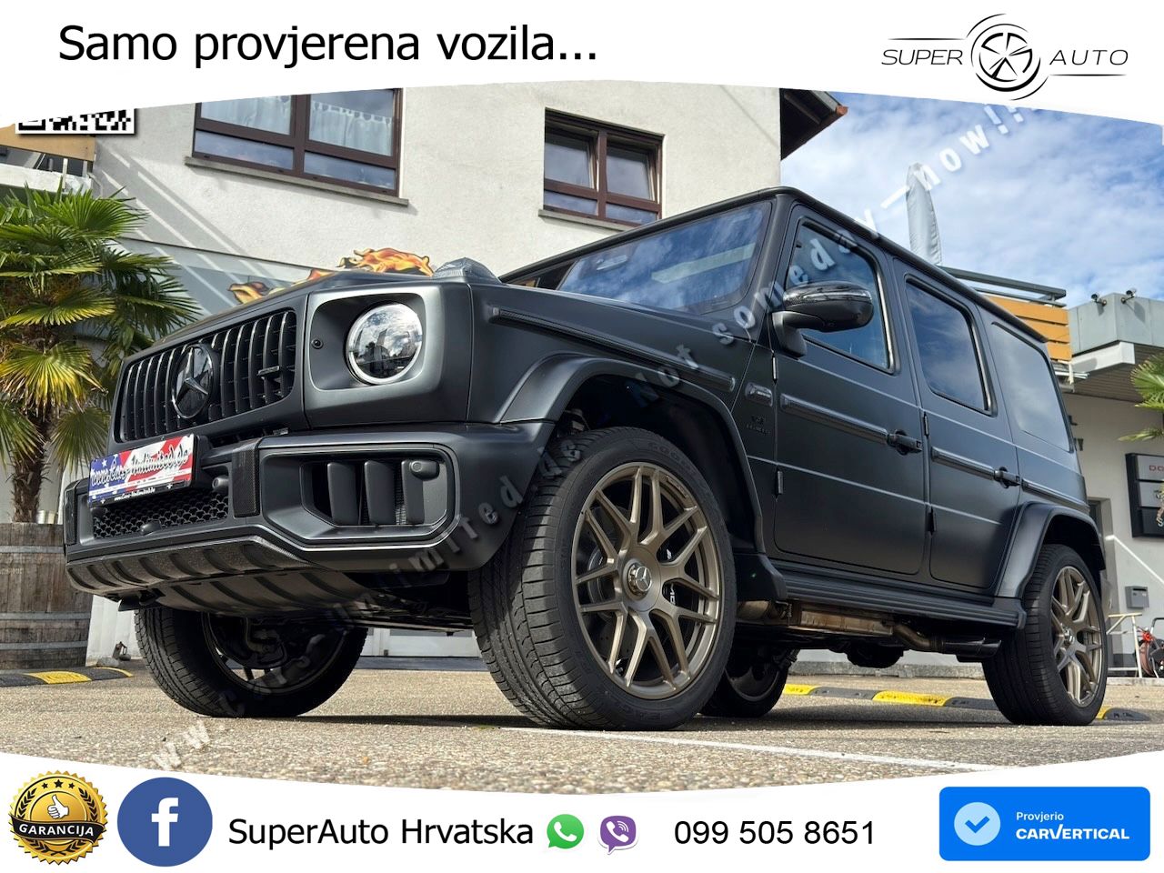 Mercedes AMG G 63 Long V8 (585 KS) 4MATIC 9G-TRONIC AMG SPEEDSHIFT TCT Manufaktur