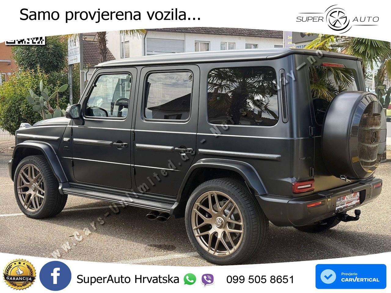 Mercedes AMG G 63 Long V8 (585 KS) 4MATIC 9G-TRONIC AMG SPEEDSHIFT TCT Manufaktur