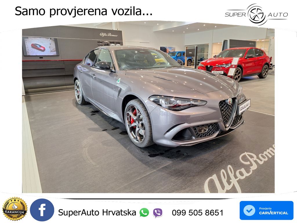 Alfa Romeo Giulia Quadrifoglio 2.9 V6 Bi-Turbo (520 KS) Automatic LED+GR SJED+ACC