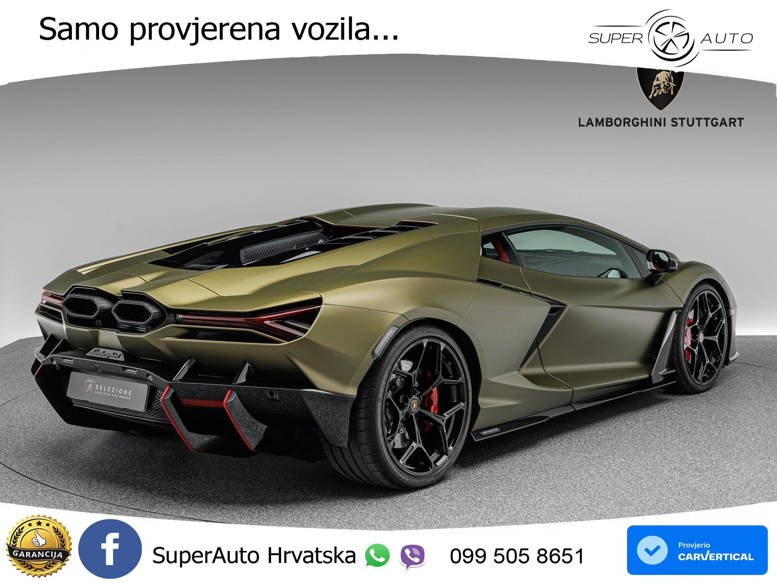 Lamborghini Revuelto 6.5 V12 (1015 KS) 4WD DCT LED+ACC