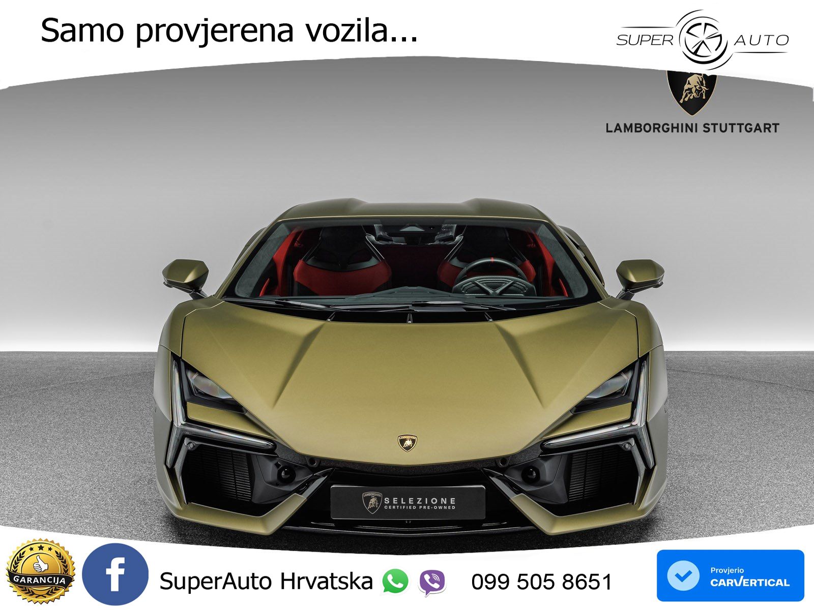 Lamborghini Revuelto 6.5 V12 (1015 KS) 4WD DCT LED+ACC