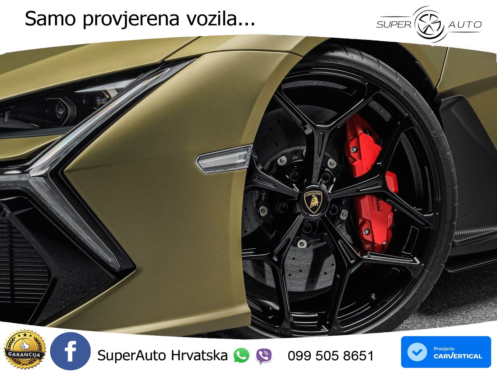 Lamborghini Revuelto 6.5 V12 (1015 KS) 4WD DCT LED+ACC