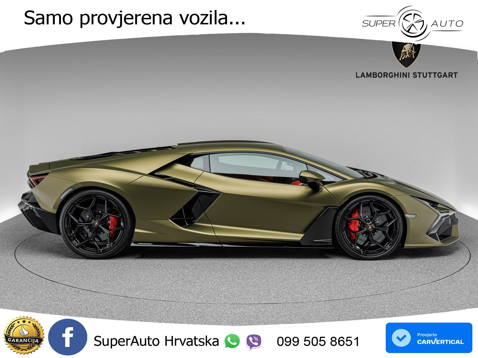 Lamborghini Revuelto 6.5 V12 (1015 KS) 4WD DCT LED+ACC