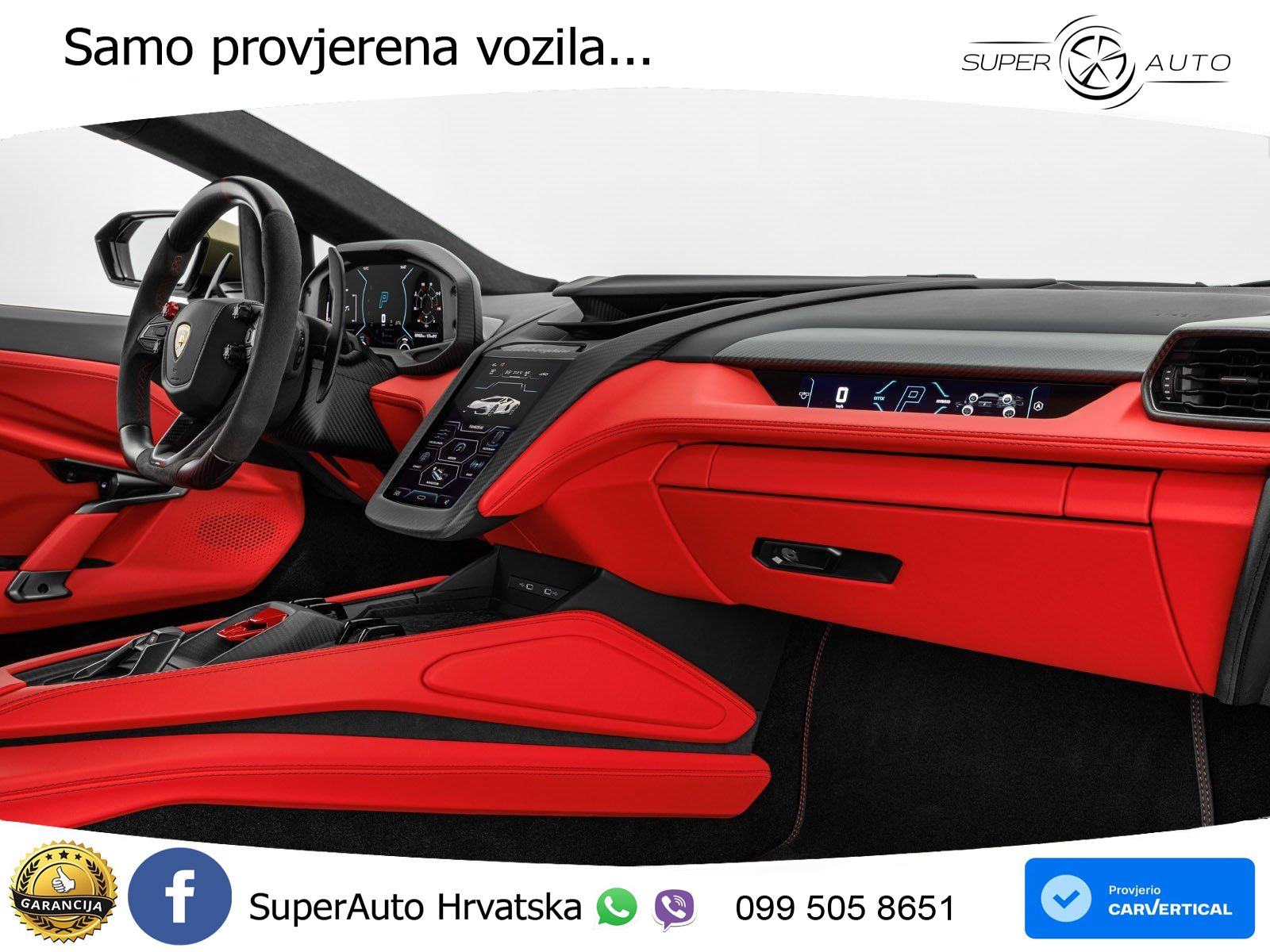 Lamborghini Revuelto 6.5 V12 (1015 KS) 4WD DCT LED+ACC