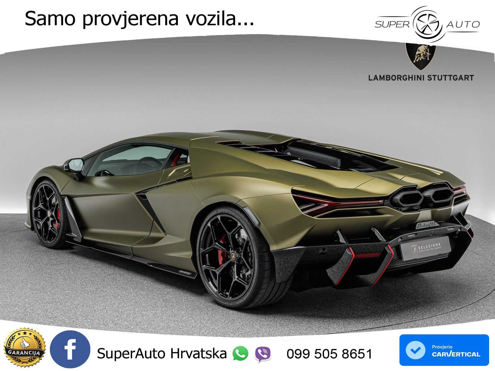 Lamborghini Revuelto 6.5 V12 (1015 KS) 4WD DCT LED+ACC