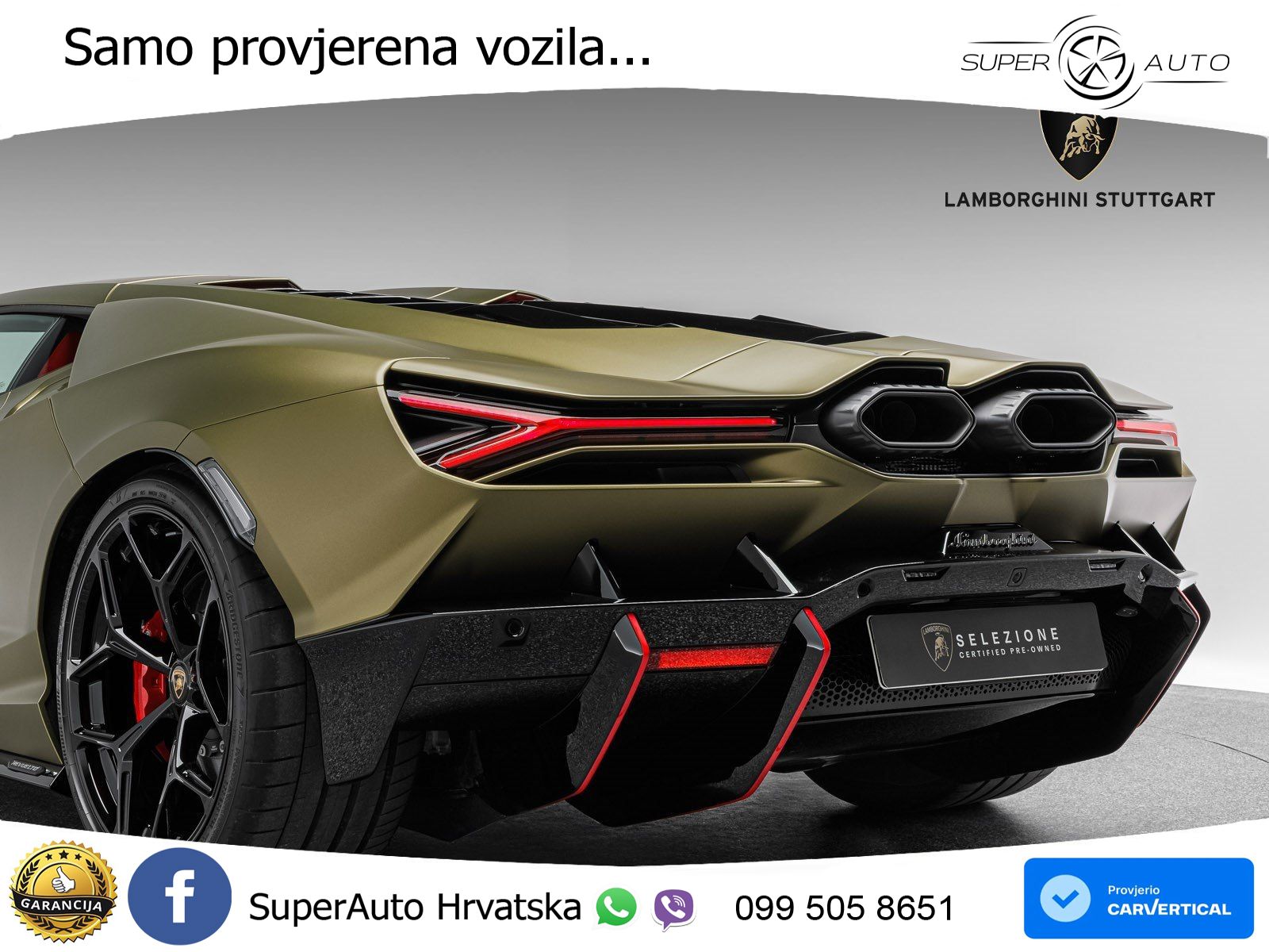 Lamborghini Revuelto 6.5 V12 (1015 KS) 4WD DCT LED+ACC
