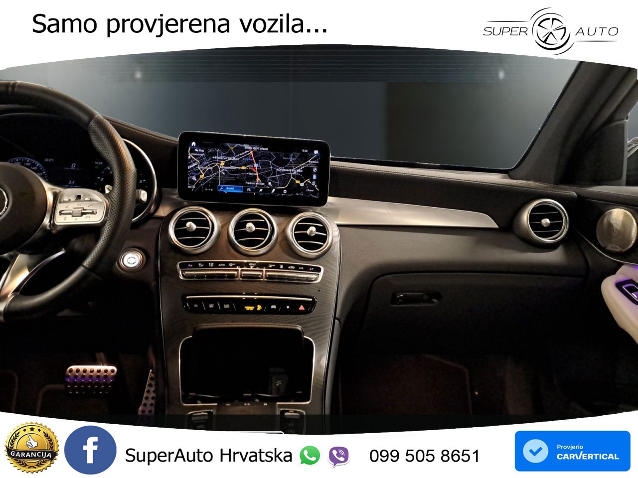 Mercedes AMG GLC 43 V6 (390 KS) 4MATIC TCT ZRAČNI+ACC+GR SJED+KAM