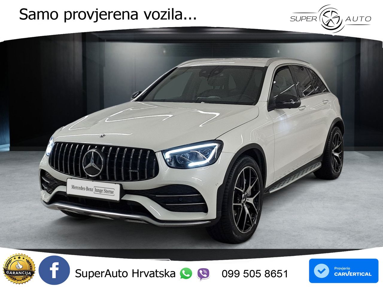 Mercedes AMG GLC 43 V6 (390 KS) 4MATIC TCT ZRAČNI+ACC+GR SJED+KAM