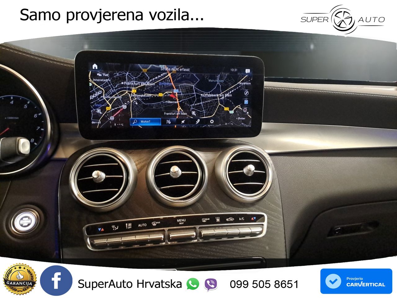Mercedes AMG GLC 43 V6 (390 KS) 4MATIC TCT ZRAČNI+ACC+GR SJED+KAM