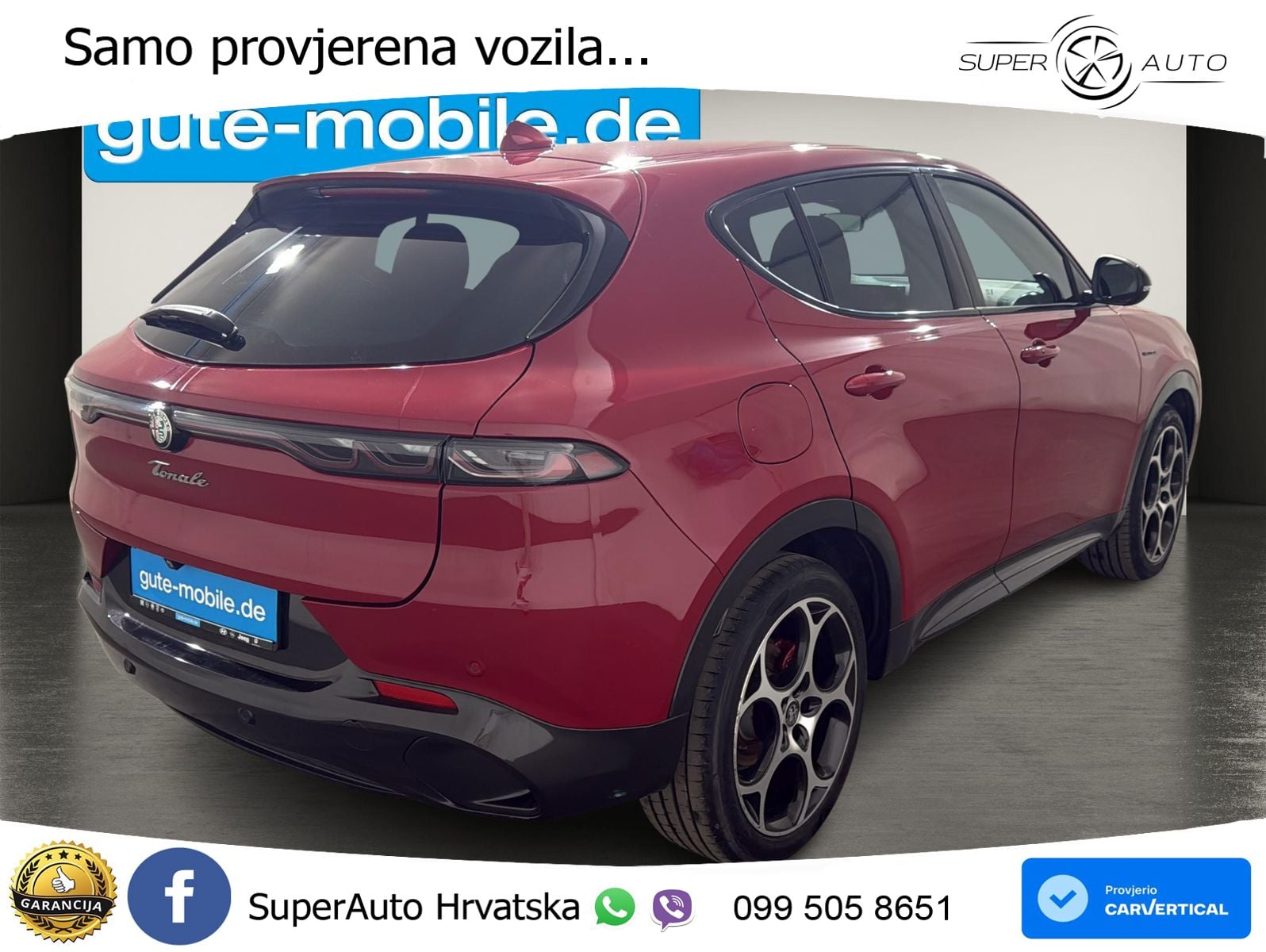 Alfa Romeo Tonale 1.5 VGT (160 KS) 48V-Hybrid TCT LED+ACC