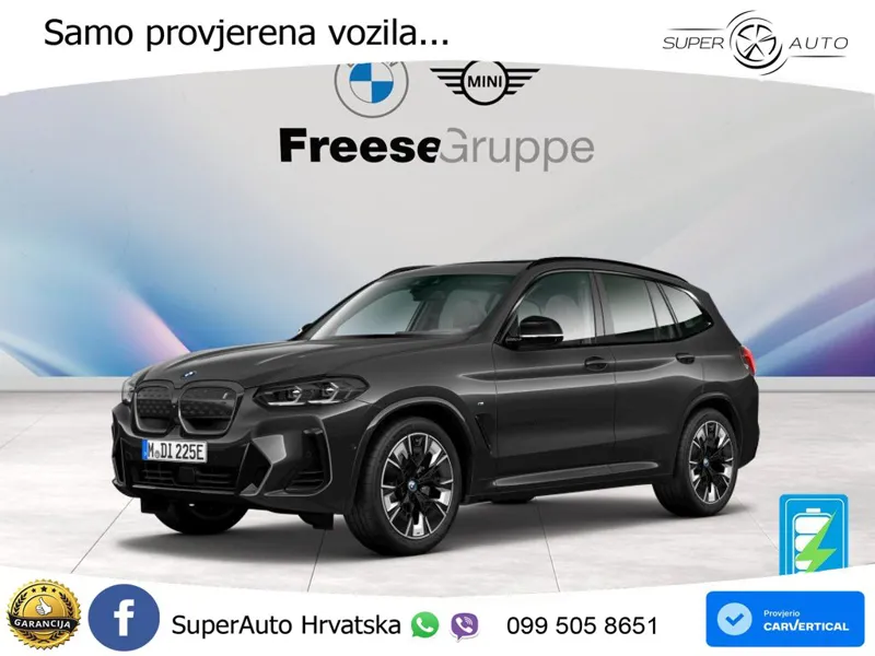 BMW iX3 80 kWh (286 KS) ACC+HEAD+GR SJED+360+PANO
