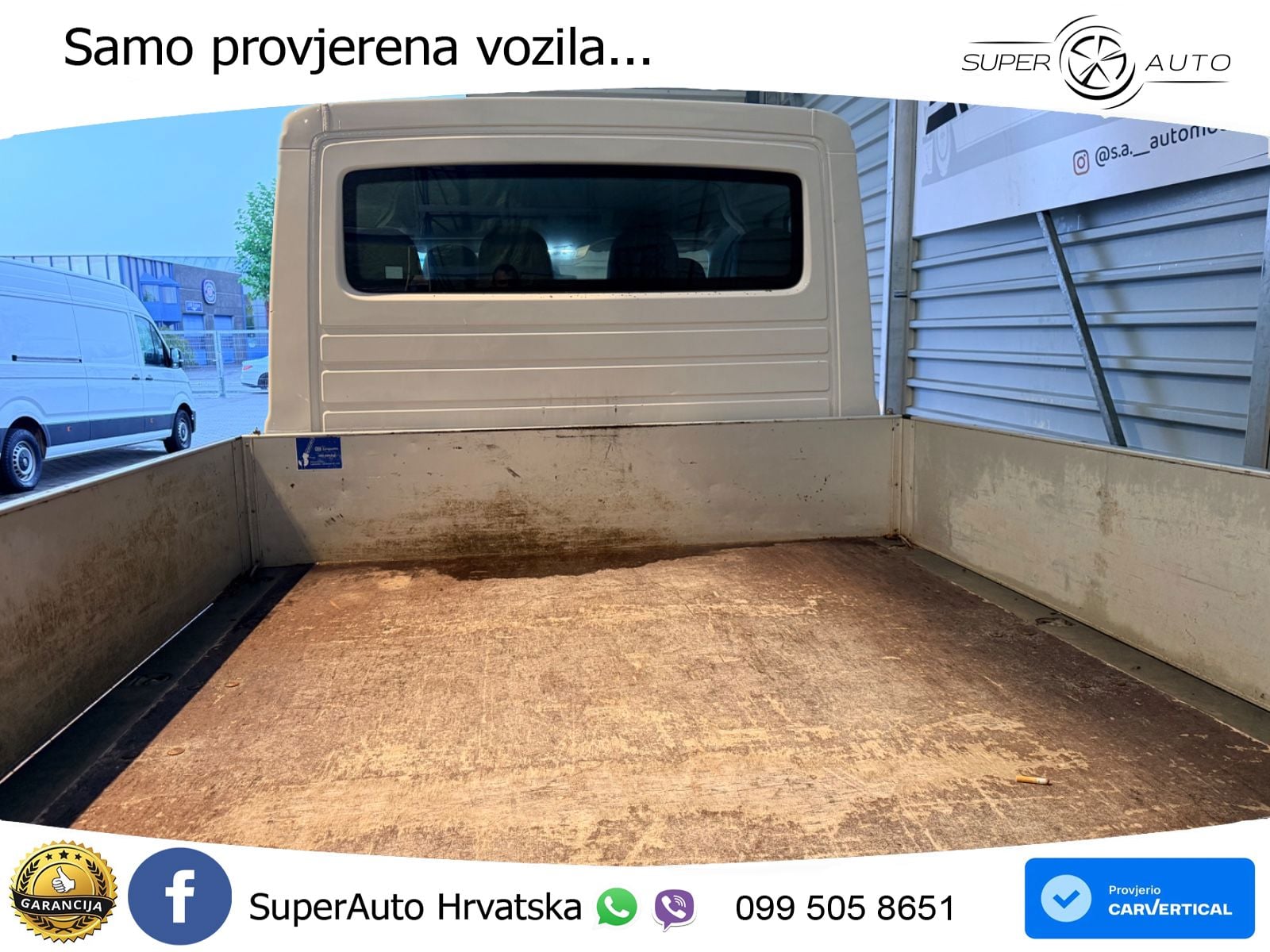 Volkswagen Crafter Pritsche 35 mittellang Doppelkabine*AHk* 140 KS