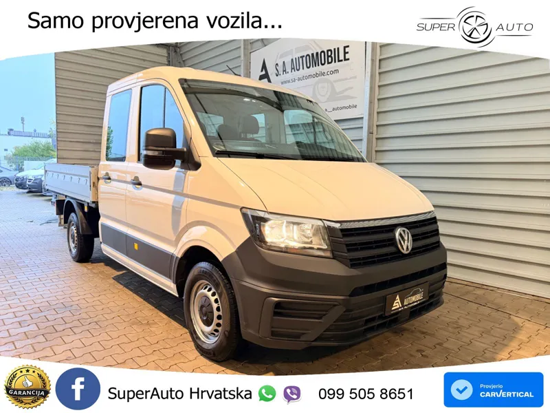 Volkswagen Crafter Pritsche 35 mittellang Doppelkabine*AHk* 140 KS
