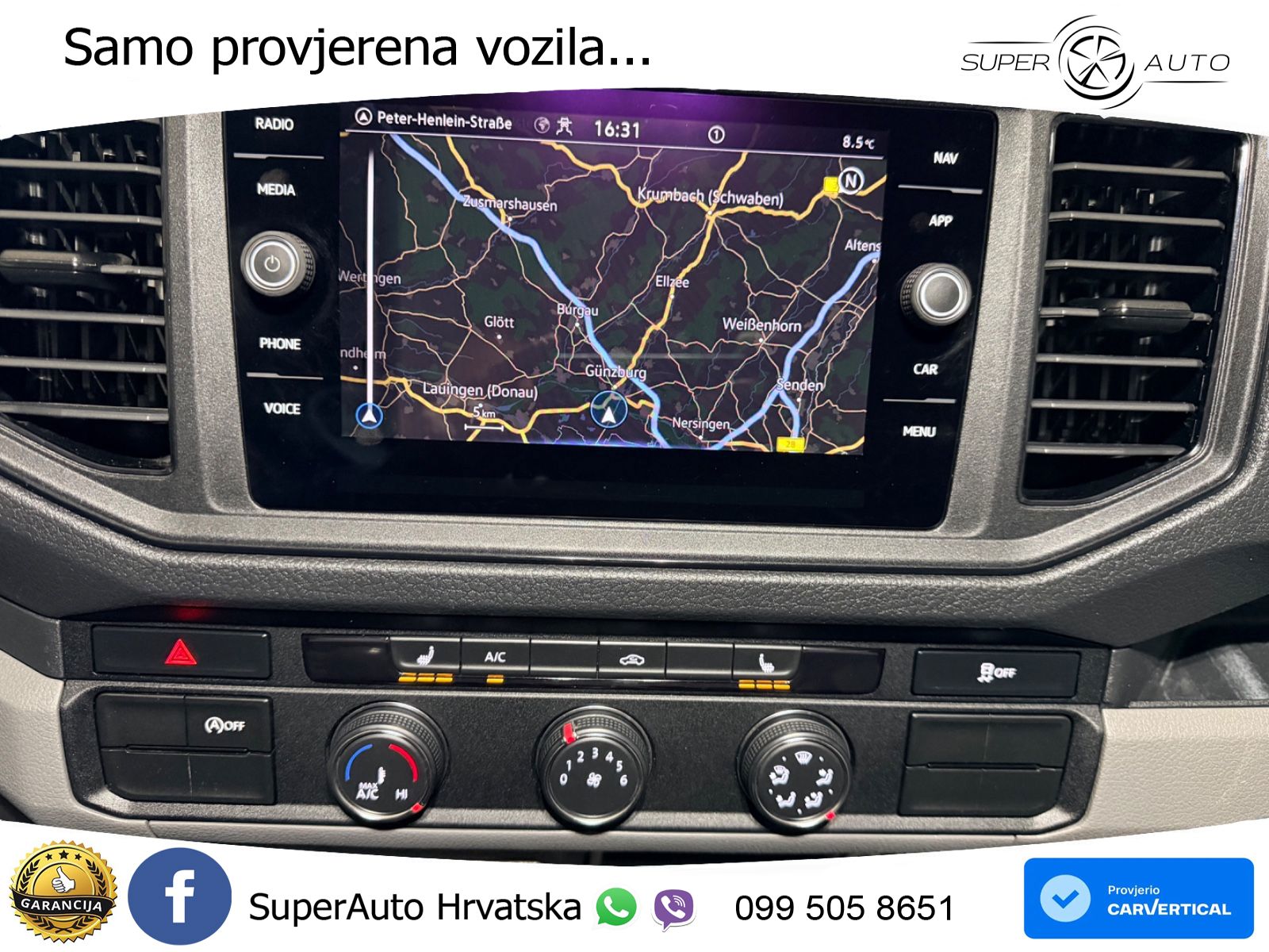 Volkswagen Crafter Pritsche 35 mittellang Doppelkabine*AHk* 140 KS