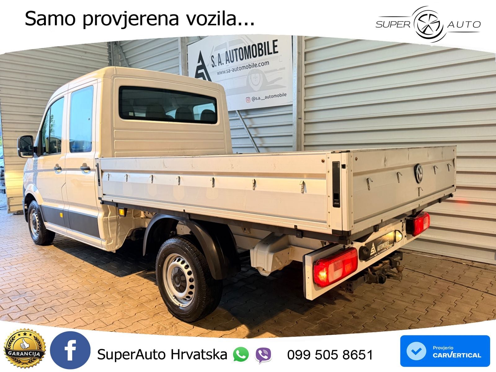 Volkswagen Crafter Pritsche 35 mittellang Doppelkabine*AHk* 140 KS