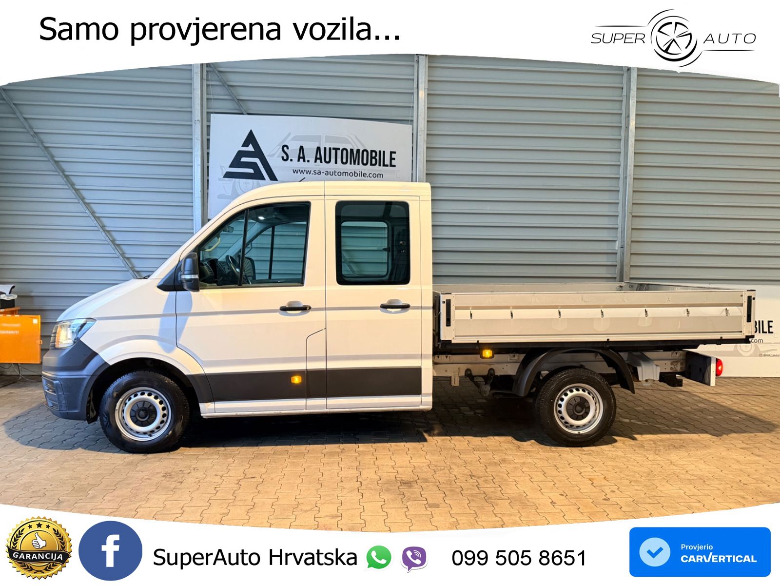 Volkswagen Crafter Pritsche 35 mittellang Doppelkabine*AHk* 140 KS
