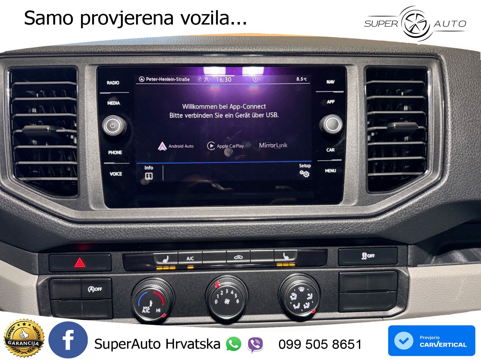 Volkswagen Crafter Pritsche 35 mittellang Doppelkabine*AHk* 140 KS