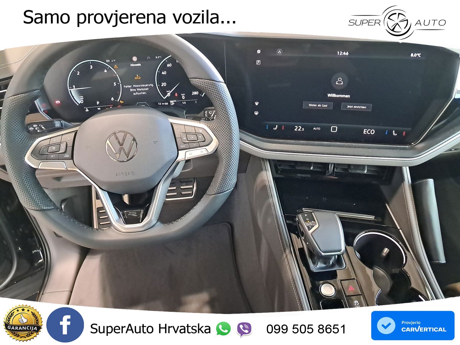 Volkswagen Touareg 3.0 V6 TDI (286 KS) 4MOTION Tiptronic ZRAČNI+ACC+GR SJED+KAM+PANO