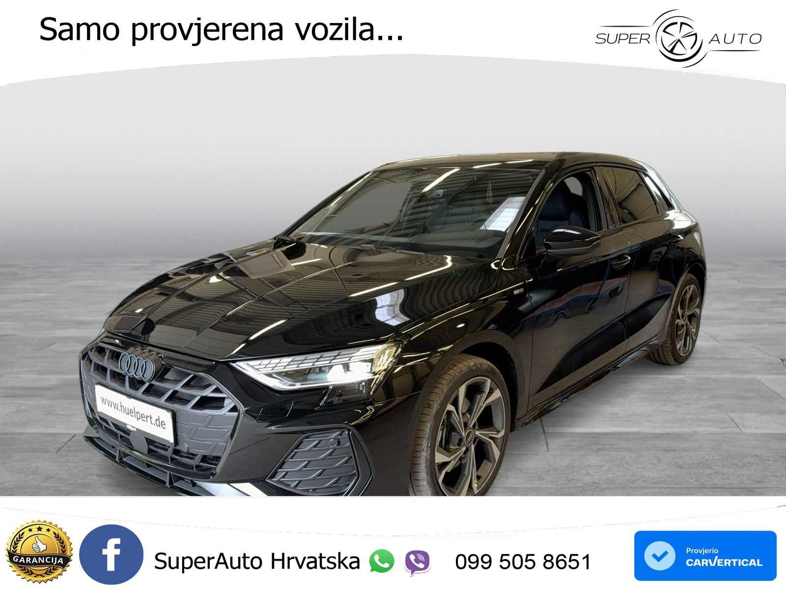 Audi A3 Sportback 40 TFSI (204 KS) quattro S tronic S line LED+GR SJED+ACC