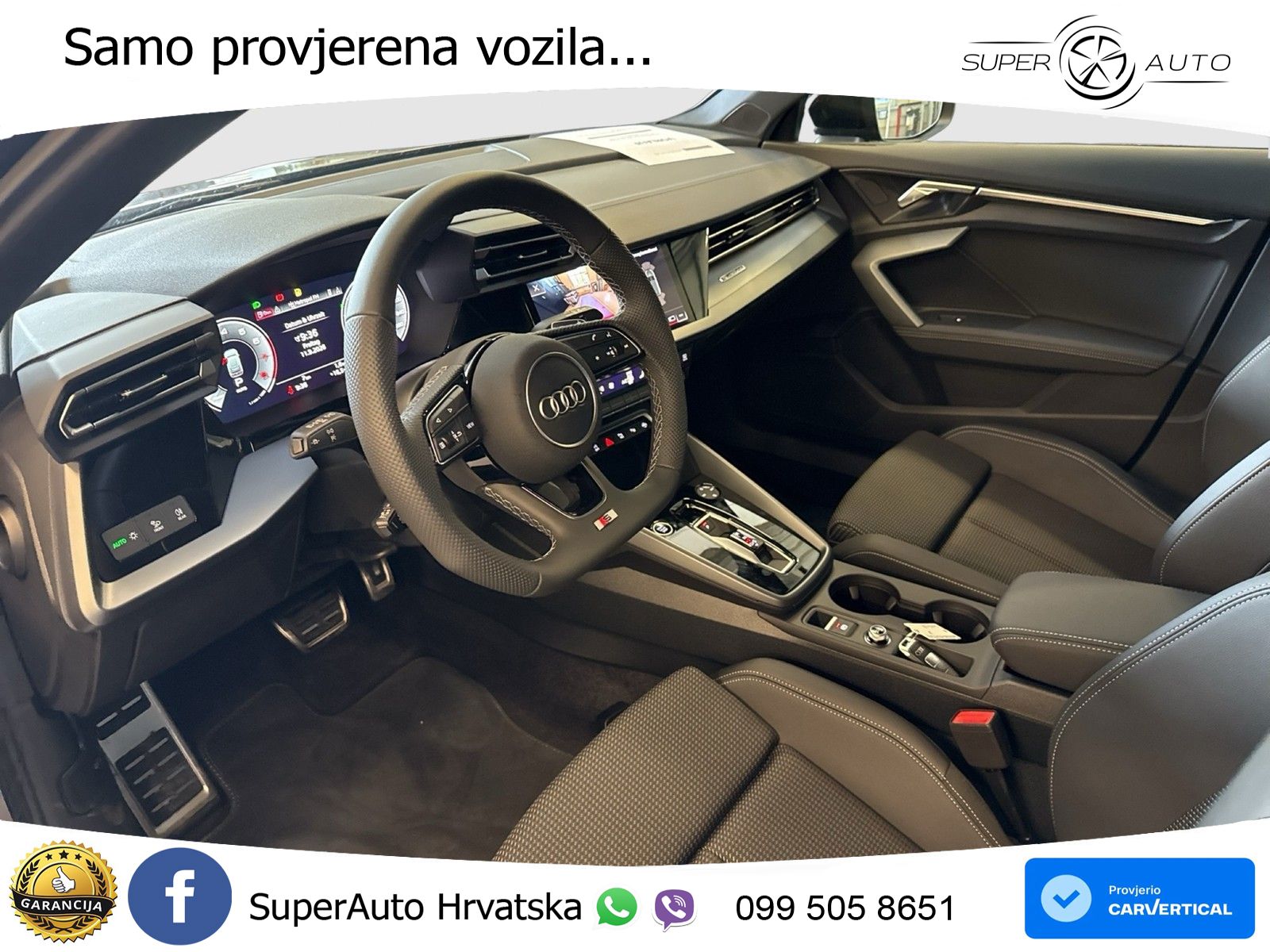 Audi A3 Sportback 40 TFSI (204 KS) quattro S tronic S line LED+GR SJED+ACC