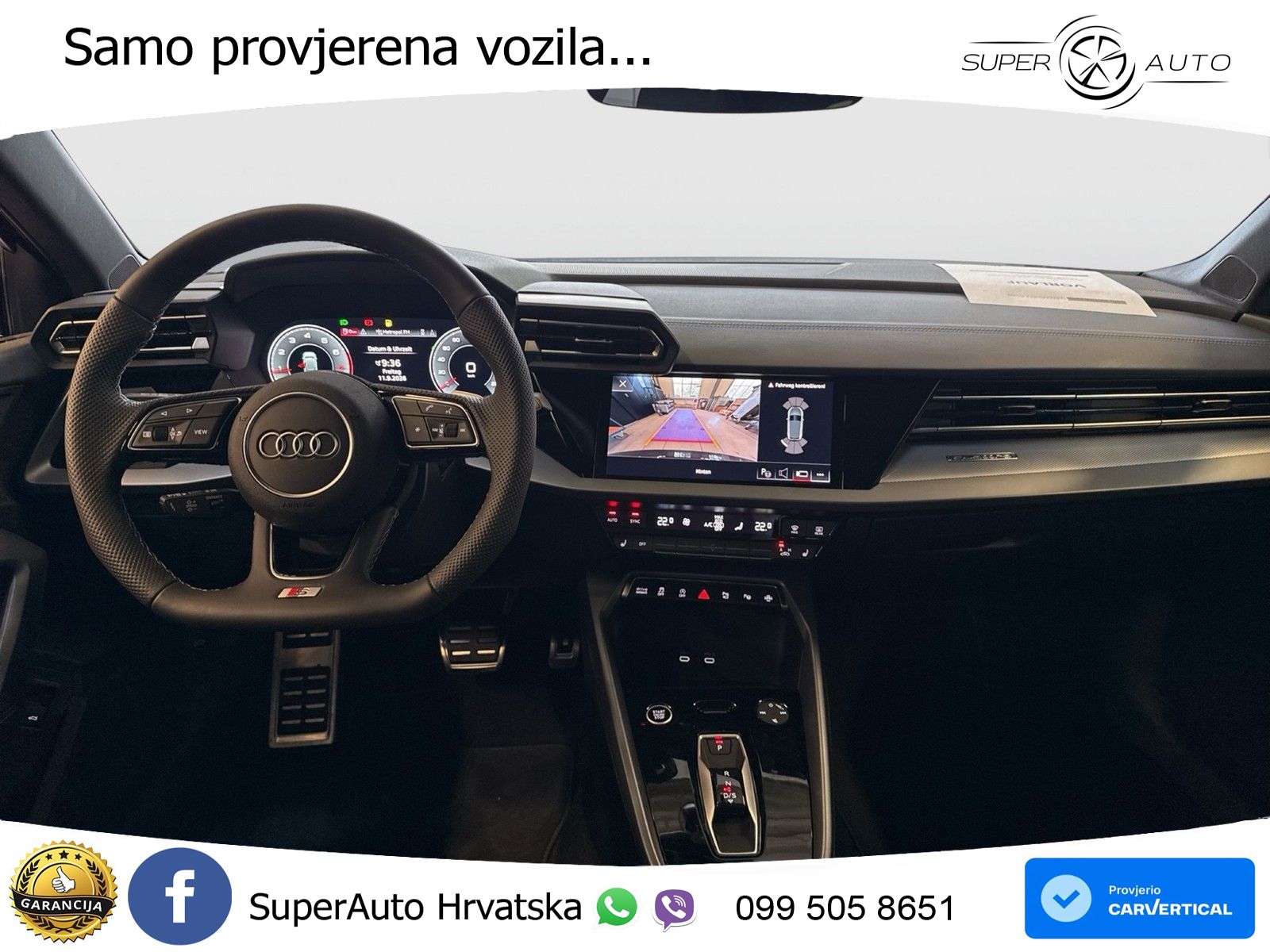 Audi A3 Sportback 40 TFSI (204 KS) quattro S tronic S line LED+GR SJED+ACC